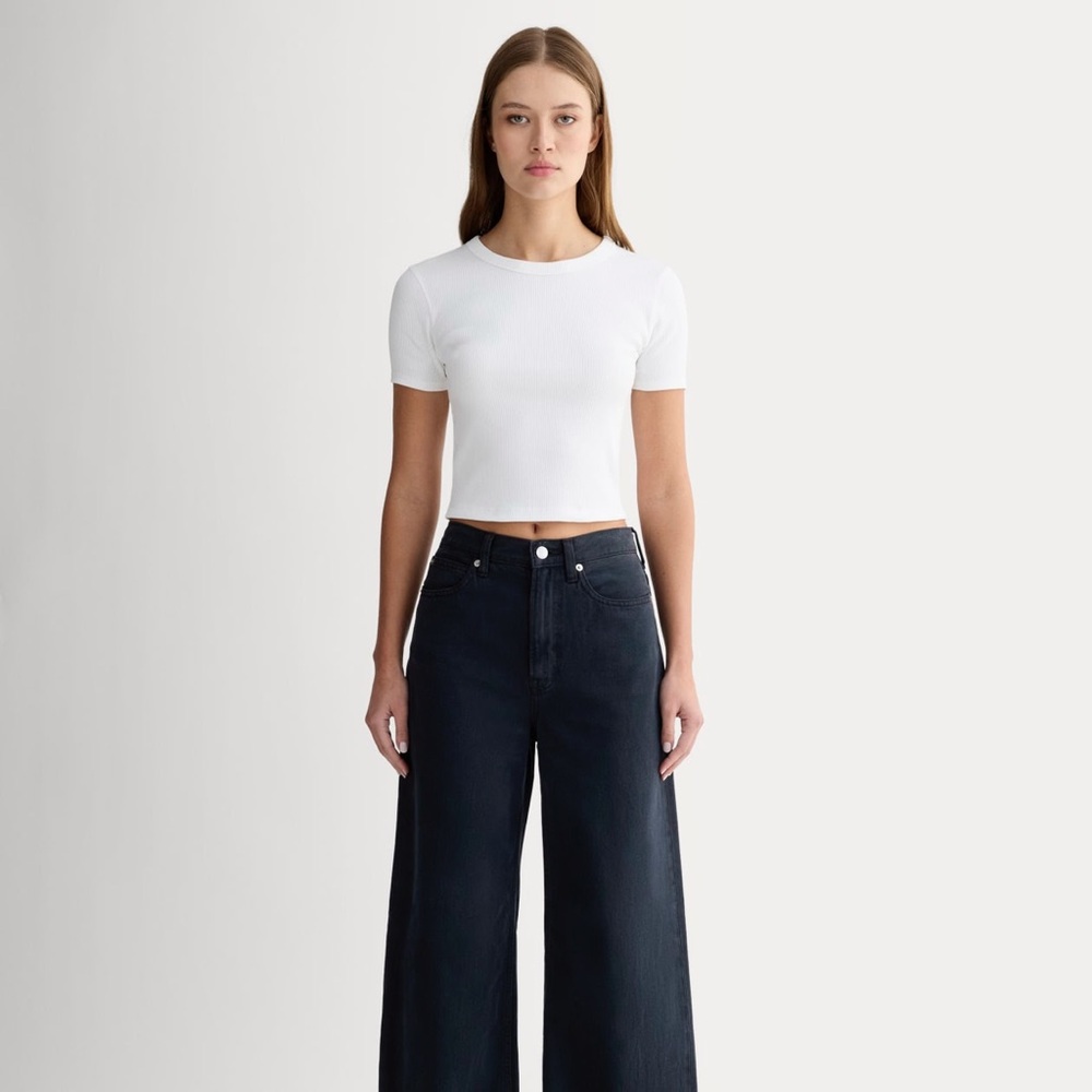 Everlane Deep Indigo Wide-Leg Jeans
